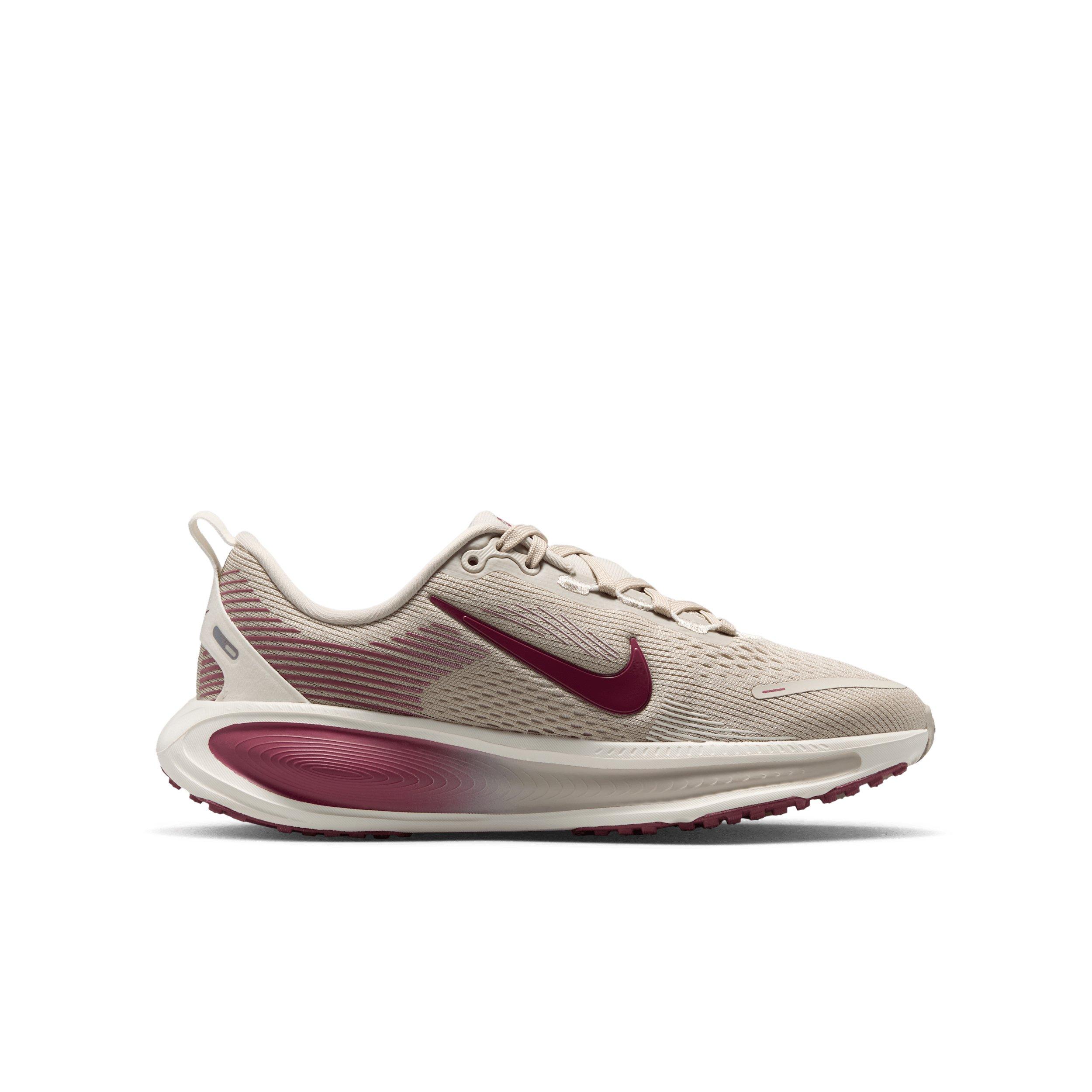 Nike Vomero 18 "Cream II/Sail/Pink Smoke" Grade School Girls' Running Shoe - CREAM/SAIL/PINK